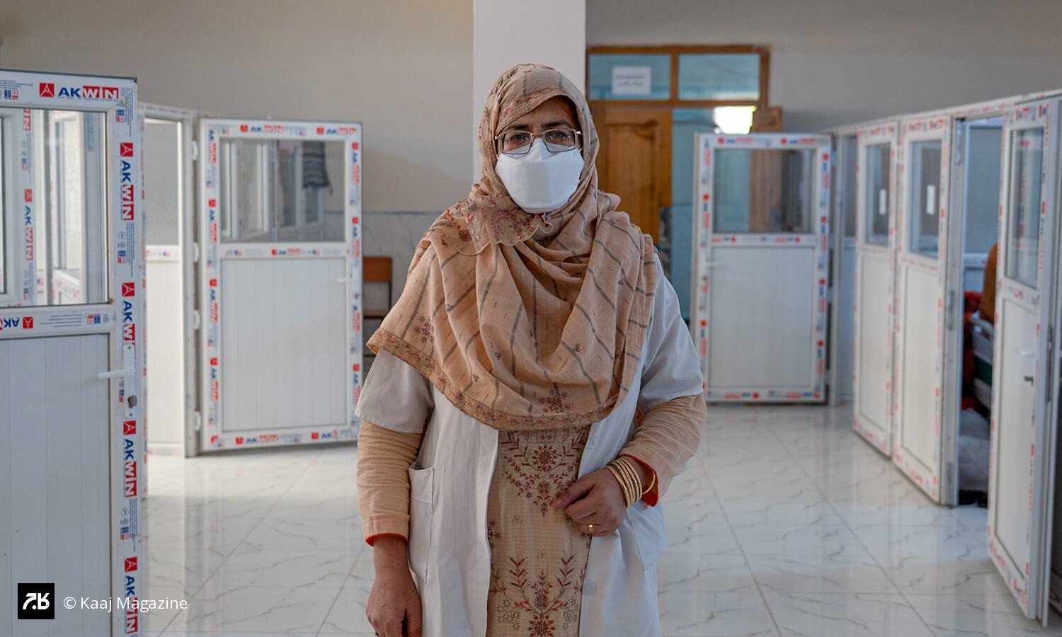 “We are ready. Call us if you need nurses and doctors,” wrote Latifa Shinwari after the eastern Afghanistan earthquake. Nangarhar Hospital.