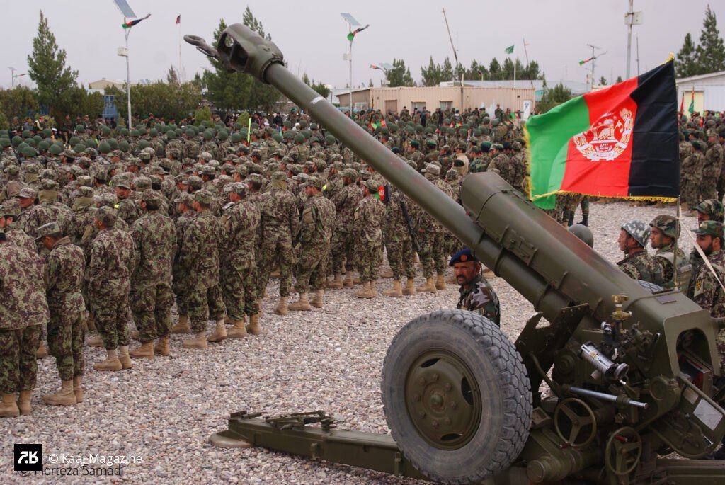 National army soldiers in a gathering